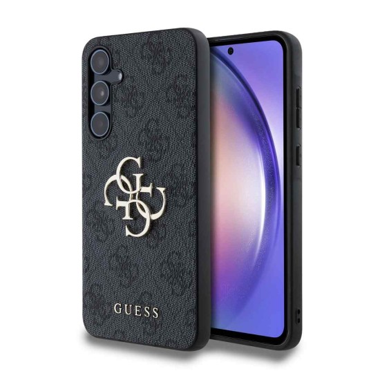 Husă Guess PU 4G Metal Logo pentru Samsung Galaxy A55 5G, Grey Husă Guess PU 4G Metal Logo pentru Samsung Galaxy A55 5G, Grey (Bakr, GUHCSA554GMGGR) by www.silkase.ro