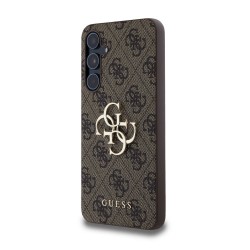 Husa Guess PU 4G Metal Logo pentru Samsung Galaxy A55 5G, Maro Husa Guess PU 4G Metal Logo pentru Samsung Galaxy A55 5G, Maro