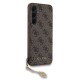Husa Guess 4G Charm pentru Samsung Galaxy A35 5G, Maro (Bakr, GUHCSA35GF4GBR) by www.silkase.ro