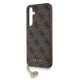 Husa Guess 4G Charm pentru Samsung Galaxy A35 5G, Maro (Bakr, GUHCSA35GF4GBR) by www.silkase.ro