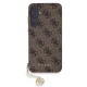 Husa Guess 4G Charm pentru Samsung Galaxy A55, Maro (Bakr, GUHCSA55GF4GBR) by www.silkase.ro