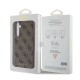 Husa Guess 4G Charm pentru Samsung Galaxy A55, Maro (Bakr, GUHCSA55GF4GBR) by www.silkase.ro