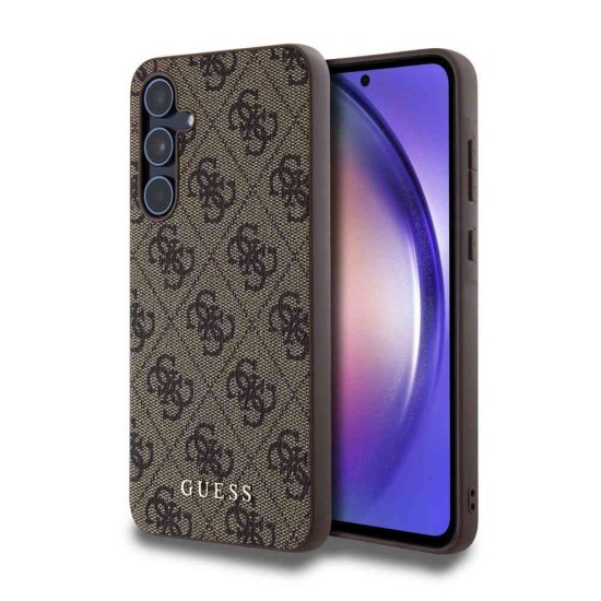 Husa Guess 4G pentru Samsung Galaxy A55 5G, Maro Husa Guess 4G pentru Samsung Galaxy A55 5G, Maro (Bakr, GUOHCSA55G4GFBR) by www.silkase.ro