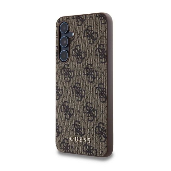 Husa Guess 4G pentru Samsung Galaxy A55 5G, Maro Husa Guess 4G pentru Samsung Galaxy A55 5G, Maro (Bakr, GUOHCSA55G4GFBR) by www.silkase.ro