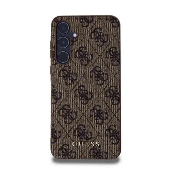 Husa Guess 4G pentru Samsung Galaxy A55 5G, Maro Husa Guess 4G pentru Samsung Galaxy A55 5G, Maro (Bakr, GUOHCSA55G4GFBR) by www.silkase.ro