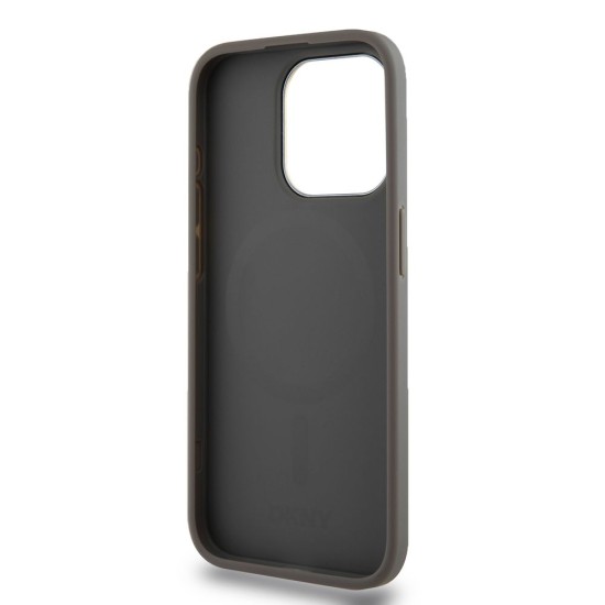 Husă de Protecție DKNY PU Leather Checkered Pattern MagSafe pentru iPhone 15 Pro Max, Beige Husă de Protecție DKNY PU Leather Checkered Pattern MagSafe pentru iPhone 15 Pro Max, Beige (Bakr, DKHMP15XPCPVSLE) by www.silkase.ro