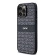 Husă DKNY PU Leather Repeat Pattern Tonal Stripe pentru iPhone 14 Pro, Black (Bakr, DKHCP14LPRTHSLK) by www.silkase.ro