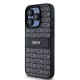 Husă Premium DKNY PU Leather Repeat Pattern Tonal Stripe pentru iPhone 14 Pro Max, Black (Bakr, DKHCP14XPRTHSLK) by www.silkase.ro