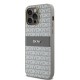 Husă DKNY PU Leather Repeat Pattern Tonal Stripe pentru iPhone 14 Pro, Beige (Bakr, DKHCP14LPRTHSLE) by www.silkase.ro