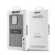 Husă DKNY PU Leather Repeat Pattern Tonal Stripe pentru iPhone 15 Pro Max, Beige (Bakr, DKHCP15XPRTHSLE) by www.silkase.ro