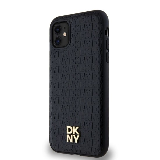 Husa DKNY PU Leather Repeat Pattern Stack Logo MagSafe pentru iPhone 11, Black Husa DKNY PU Leather Repeat Pattern Stack Logo MagSafe pentru iPhone 11, Black (Bakr, DKHMN61PSHRPSK) by www.silkase.ro