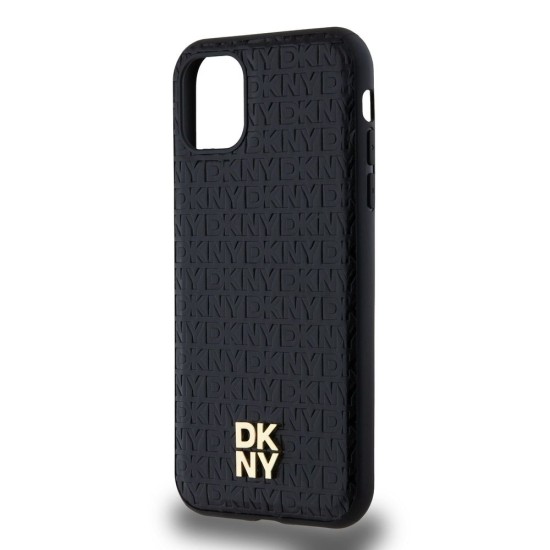Husa DKNY PU Leather Repeat Pattern Stack Logo MagSafe pentru iPhone 11, Black Husa DKNY PU Leather Repeat Pattern Stack Logo MagSafe pentru iPhone 11, Black (Bakr, DKHMN61PSHRPSK) by www.silkase.ro