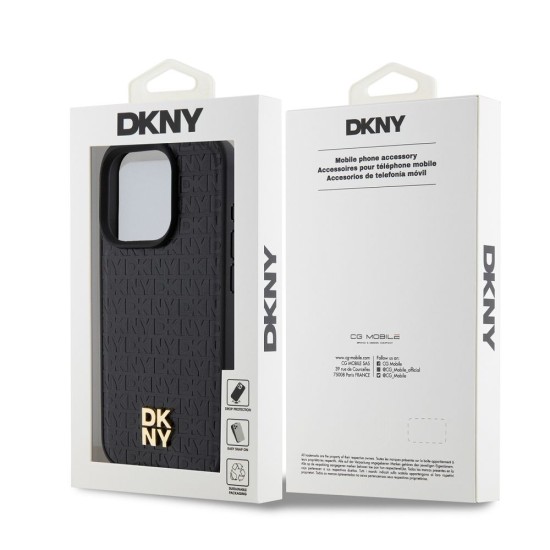 Husă DKNY PU Leather Repeat Pattern Stack Logo MagSafe pentru iPhone 14 Pro Max, Black Husă DKNY PU Leather Repeat Pattern Stack Logo MagSafe pentru iPhone 14 Pro Max, Black (Bakr, DKHMP14XPSHRPSK) by www.silkase.ro