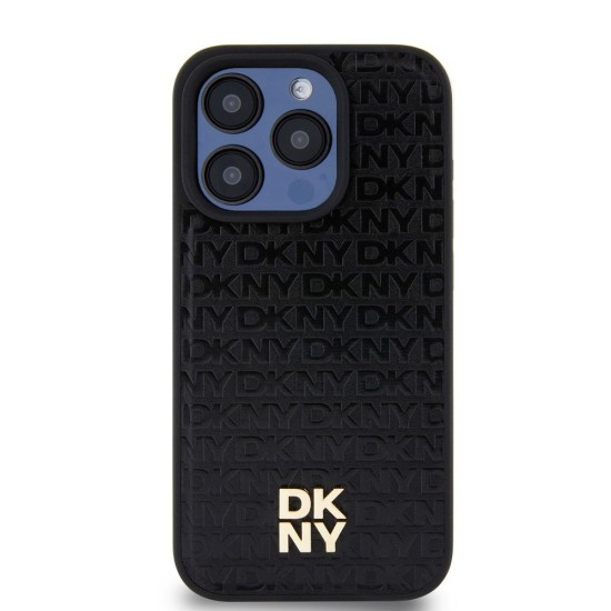 Husa DKNY PU Leather Repeat Pattern Stack Logo MagSafe pentru iPhone 15 Pro Max, Black Husa DKNY PU Leather Repeat Pattern Stack Logo MagSafe pentru iPhone 15 Pro Max, Black (Bakr, DKHMP15XPSHRPSK) by www.silkase.ro