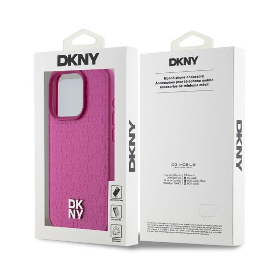Husă MagSafe DKNY din Piele Ecologică cu Logo Stack pentru iPhone 15 Pro Max, Roz Husă MagSafe DKNY din Piele Ecologică cu Logo Stack pentru iPhone 15 Pro Max, Roz (Bakr, DKHMP15XPSHRPSP) by www.silkase.ro