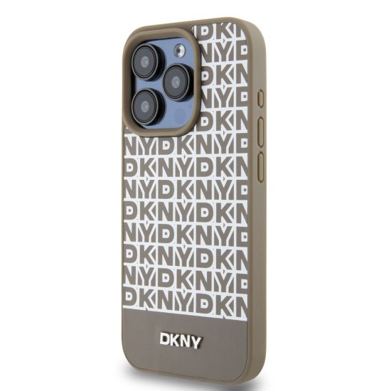 Husa MagSafe iPhone 15 Pro DKNY PU Leather Repeat Pattern Maro Husa MagSafe iPhone 15 Pro DKNY PU Leather Repeat Pattern Maro (Bakr, DKHMP15LPSOSPW) by www.silkase.ro