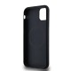 Husă DKNY PU Leather Repeat Pattern Bottom Stripe MagSafe pentru iPhone 11, Black (Bakr, DKHMN61PSOSPK) by www.silkase.ro
