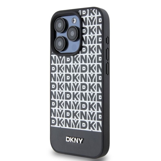 Husa iPhone 12 / 12 Pro DKNY PU Leather Repeat Pattern MagSafe, Black Husa iPhone 12 / 12 Pro DKNY PU Leather Repeat Pattern MagSafe, Black (Bakr, DKHMP12MPSOSPK) by www.silkase.ro