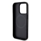 Husă DKNY PU Leather Repeat Pattern Bottom Stripe MagSafe pentru iPhone 14 Pro Max, Black (Bakr, DKHMP14XPSOSPK) by www.silkase.ro