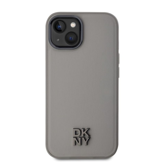 Husa DKNY PU Leather Stack Logo pentru iPhone 15, MagSafe, Grey Husa DKNY PU Leather Stack Logo pentru iPhone 15, MagSafe, Grey (Bakr, DKHMP15SPSMCSLE) by www.silkase.ro