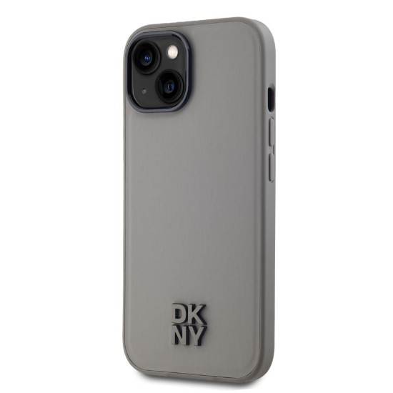 Husa DKNY PU Leather Stack Logo pentru iPhone 15, MagSafe, Grey Husa DKNY PU Leather Stack Logo pentru iPhone 15, MagSafe, Grey (Bakr, DKHMP15SPSMCSLE) by www.silkase.ro