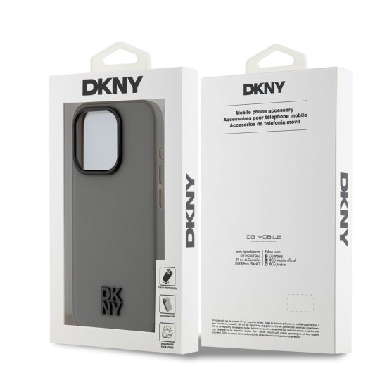 Husă DKNY PU Leather Stack Logo MagSafe pentru iPhone 15 Pro Max, Grey Husă DKNY PU Leather Stack Logo MagSafe pentru iPhone 15 Pro Max, Grey (Bakr, DKHMP15XPSMCSLE) by www.silkase.ro