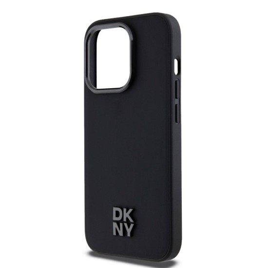 Husa iPhone 15 Pro DKNY PU Leather Stack Logo Magsafe, Black Husa iPhone 15 Pro DKNY PU Leather Stack Logo Magsafe, Black (Bakr, DKHMP15LPSMCSLK) by www.silkase.ro