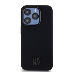 Husă DKNY PU Leather Stack Logo MagSafe pentru iPhone 15 Pro Max, Black Husă DKNY PU Leather Stack Logo MagSafe pentru iPhone 15 Pro Max, Black