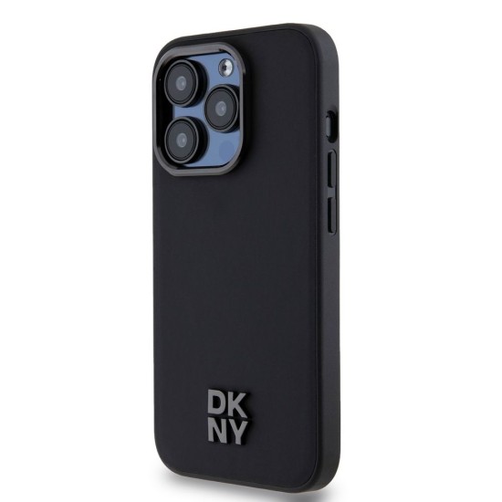 Husă DKNY PU Leather Stack Logo MagSafe pentru iPhone 15 Pro Max, Black Husă DKNY PU Leather Stack Logo MagSafe pentru iPhone 15 Pro Max, Black (Bakr, DKHMP15XPSMCSLK) by www.silkase.ro