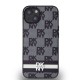 Husa DKNY iPhone 13, Piele PU, Model Carouri si Dungi, Black (Bakr, DKHCP13MPCPTSSK) by www.silkase.ro
