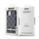 Husă de Protecție DKNY PU Leather Checkered Pattern and Stripe pentru iPhone 14, Black Husă de Protecție DKNY PU Leather Checkered Pattern and Stripe pentru iPhone 14, Black (Bakr, DKHCP14SPCPTSSK) by www.silkase.ro