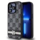 Husă de protecție DKNY pentru iPhone 14 Pro, PU Leather, Checkered Pattern and Stripe, Negru (Bakr, DKHCP14LPCPTSSK) by www.silkase.ro