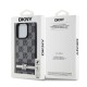 Husă DKNY PU Leather Checkered Pattern and Stripe pentru iPhone 15 Pro, Black Husă DKNY PU Leather Checkered Pattern and Stripe pentru iPhone 15 Pro, Black (Bakr, DKHCP15LPCPTSSK) by www.silkase.ro