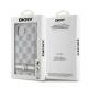 Husă DKNY pentru iPhone 13 din Piele PU, Model în Carouri și Dungă, Beige (Bakr, DKHCP13MPCPTSSE) by www.silkase.ro