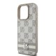Husa DKNY PU Leather Checkered Pattern and Stripe pentru iPhone 14 Pro, Beige Husa DKNY PU Leather Checkered Pattern and Stripe pentru iPhone 14 Pro, Beige (Bakr, DKHCP14LPCPTSSE) by www.silkase.ro