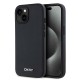 Husa iPhone 14 DKNY PU Leather Silver Metal Logo MagSafe, Black (Bakr, DKHMP14SPGHLMK) by www.silkase.ro