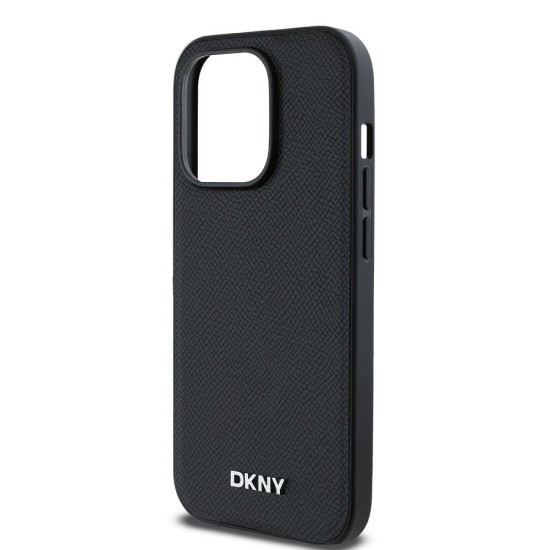 Husă DKNY PU Leather Silver Metal Logo MagSafe pentru iPhone 14 Pro Max, Negru Husă DKNY PU Leather Silver Metal Logo MagSafe pentru iPhone 14 Pro Max, Negru (Bakr, DKHMP14XPGHLMK) by www.silkase.ro