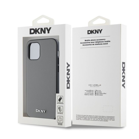 Husă DKNY PU Leather Silver Metal Logo MagSafe pentru iPhone 12 / 12 Pro, Grey Husă DKNY PU Leather Silver Metal Logo MagSafe pentru iPhone 12 / 12 Pro, Grey (Bakr, DKHMP12MPGHLMS) by www.silkase.ro