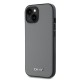 Husa DKNY PU Leather Silver Metal Logo Magsafe pentru iPhone 14, Grey (Bakr, DKHMP14SPGHLMS) by www.silkase.ro