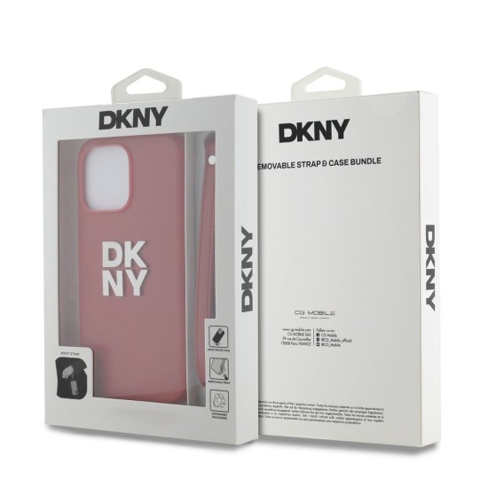 Husa DKNY PU Leather Stack Logo cu Curea pentru iPhone 15 Pro, Rosu Husa DKNY PU Leather Stack Logo cu Curea pentru iPhone 15 Pro, Rosu (Bakr, DKHCP15LPBSWSP) by www.silkase.ro
