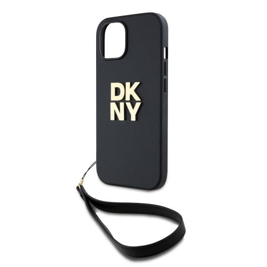 Husa DKNY PU Leather Stack Logo cu Curea de Mana pentru iPhone 13, Black Husa DKNY PU Leather Stack Logo cu Curea de Mana pentru iPhone 13, Black (Bakr, DKHCP13MPBSWSK) by www.silkase.ro