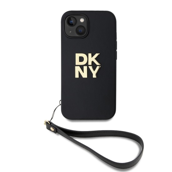 Husa DKNY PU Leather Stack Logo cu Curea de Mana pentru iPhone 13, Black Husa DKNY PU Leather Stack Logo cu Curea de Mana pentru iPhone 13, Black (Bakr, DKHCP13MPBSWSK) by www.silkase.ro