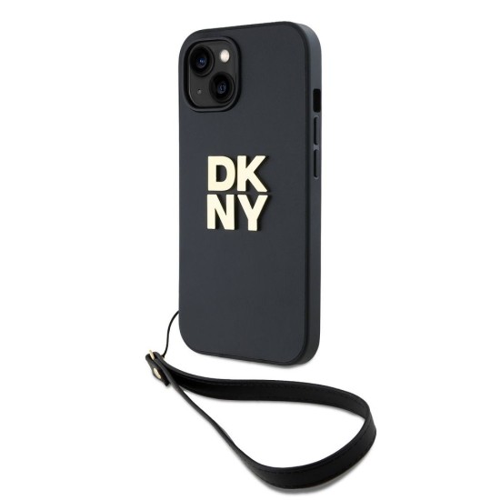 Husă DKNY PU Leather Stack Logo cu Curea de Mână pentru iPhone 14, Black Husă DKNY PU Leather Stack Logo cu Curea de Mână pentru iPhone 14, Black (Bakr, DKHCP14SPBSWSK) by www.silkase.ro