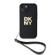 Husă DKNY PU Leather Stack Logo cu Curea de Mână pentru iPhone 14, Black Husă DKNY PU Leather Stack Logo cu Curea de Mână pentru iPhone 14, Black (Bakr, DKHCP14SPBSWSK) by www.silkase.ro