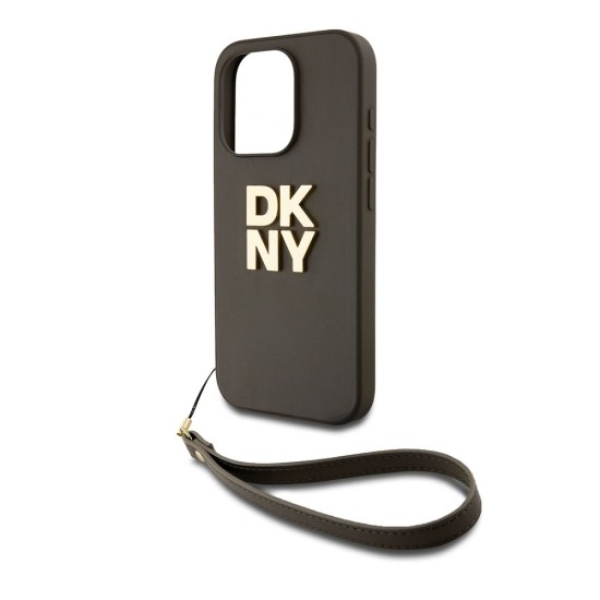 Husă de Protecție DKNY PU Leather Stack Logo pentru iPhone 14 Pro, cu Curea de Mână, Maro Husă de Protecție DKNY PU Leather Stack Logo pentru iPhone 14 Pro, cu Curea de Mână, Maro (Bakr, DKHCP14LPBSWSA) by www.silkase.ro