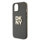 Husă DKNY PU Leather Stack Logo cu Șnur pentru iPhone 15, Brown (Bakr, DKHCP15SPBSWSA) by www.silkase.ro