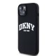 Husa DKNY Liquid Silicone Arch Logo MagSafe pentru iPhone 11, Black (Bakr, DKHMN61SNYACH) by www.silkase.ro