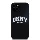 Husa de Protectie DKNY Liquid Silicone Arch Logo pentru iPhone 14, MagSafe, Black (Bakr, DKHMP14SSNYACH) by www.silkase.ro