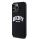 Husă DKNY Liquid Silicone Arch Logo MagSafe pentru iPhone 14 Pro Max, Black (Bakr, DKHMP14XSNYACH) by www.silkase.ro
