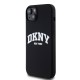 Husă Premium DKNY Liquid Silicone Arch Logo MagSafe pentru iPhone 15 Plus, Black (Bakr, DKHMP15MSNYACH) by www.silkase.ro